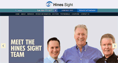 Desktop Screenshot of hines-sight.com