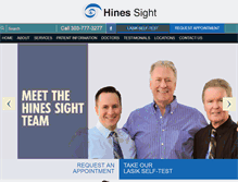 Tablet Screenshot of hines-sight.com